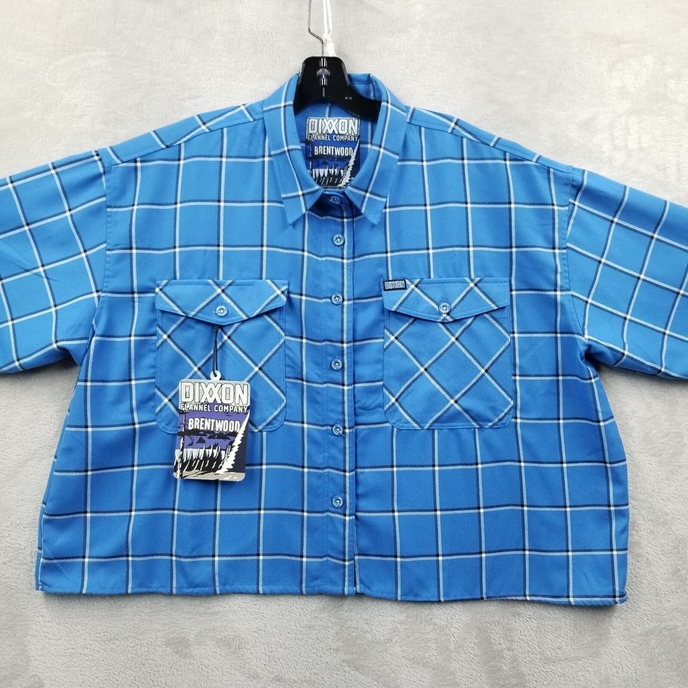 Dixxon Flannel Co. 2X Shirt Brentwood Cropped‎ Button-Up Outdoor Cabin Chore New